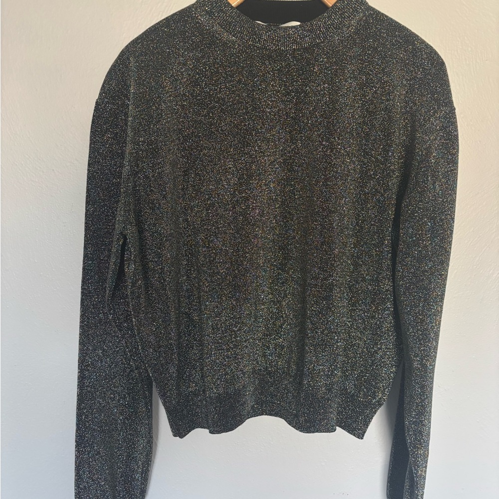 Lanvin Sweater Pants SET w/ Metallic Shimmer - Picture 5 of 9